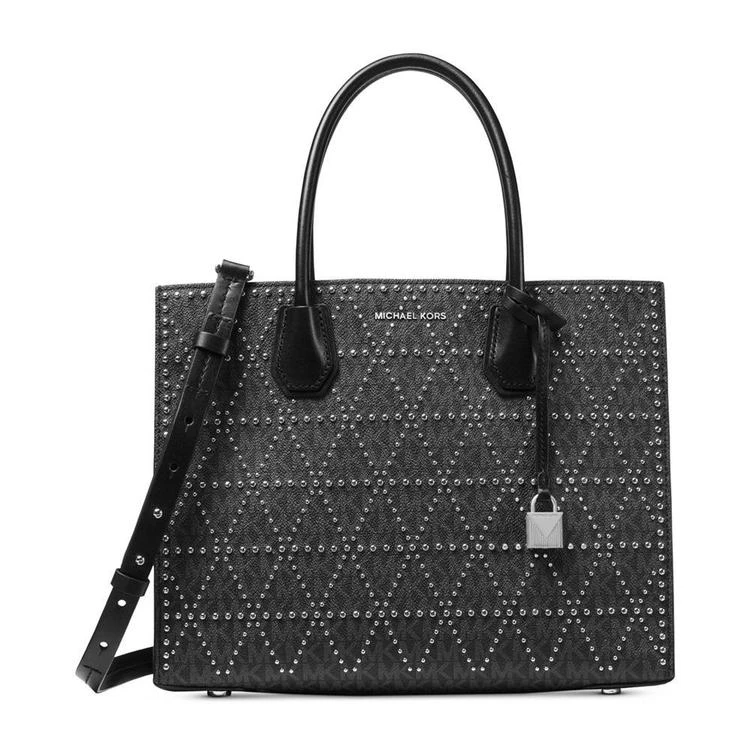 商品Michael Kors|Mercer Stud & Grommet 大号托特包,价格¥1103,第1张图片