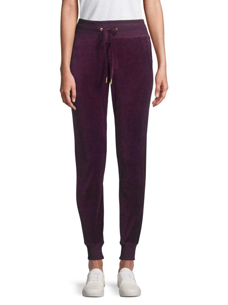 商品Calvin Klein|Drawstring Velour Jogger Pants,价格¥143,第3张图片详细描述