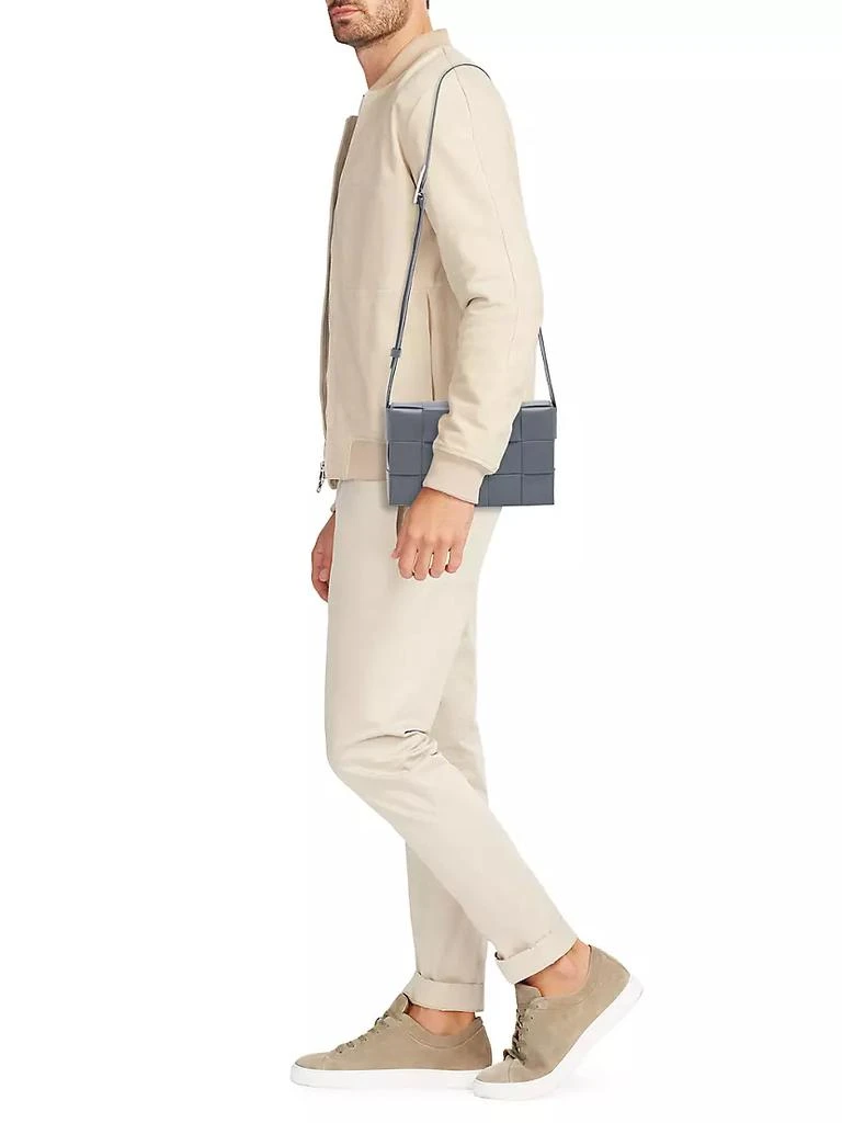 商品Bottega Veneta|Cassette Intreccio Paper Leather Bag,价格¥21621,第2张图片详细描述