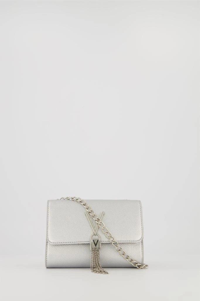 商品Valentino|Womens Valentino Silver Small Divina Crossbody Bag,价格¥649,第1张图片