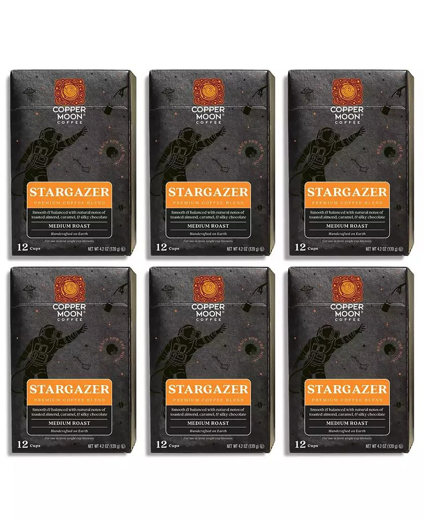 商品Copper Moon Coffee|Stargazer Blend Single Serve Coffee Pods, 72 Count,价格¥273,第1张图片