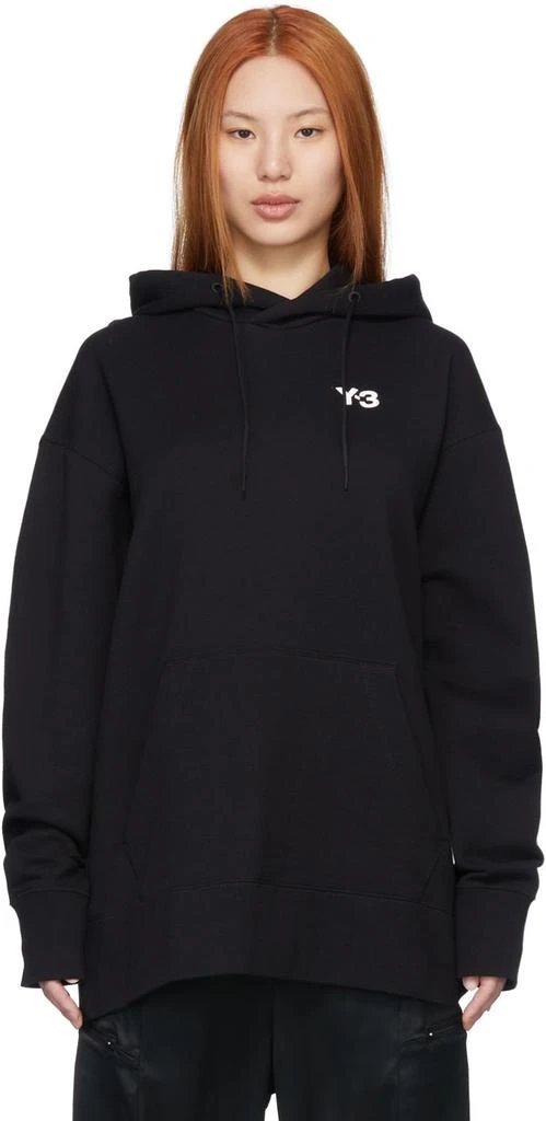 商品Y-3|Black Cotton Hoodie,价格¥1161,第1张图片