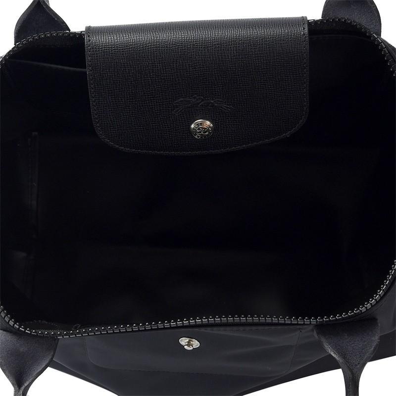 商品[国内直发] Longchamp|珑骧 LONGCHAMP 女士LE PLIAGE NÉO系列黑色小号长柄织物手提单肩包饺子包 L2605 598 001,价格¥733,第8张图片详细描述