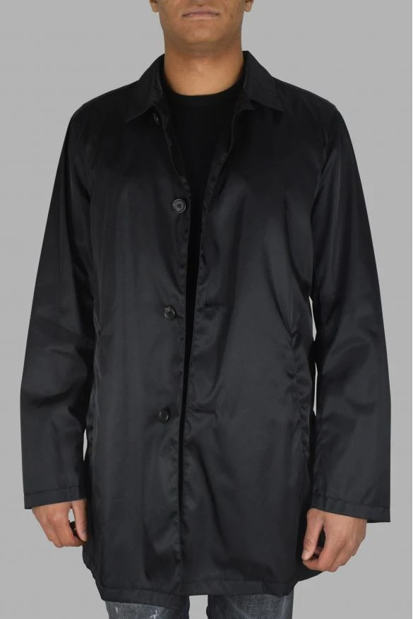 商品Prada|Men's luxury coat prada black coat,价格¥3714,第2张图片详细描述