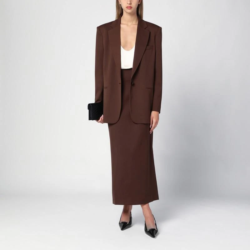 商品THE ANDAMANE|Hot Chocolate Guia blazer in wool,价格¥5133,第2张图片详细描述