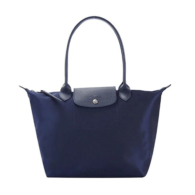 商品[国内直发] Longchamp|珑骧LONGCHAMP包包女包女士小号长柄可折叠手提单肩包礼物送女友 长柄小号海军蓝色L2605 598 006,价格¥736,第1张图片