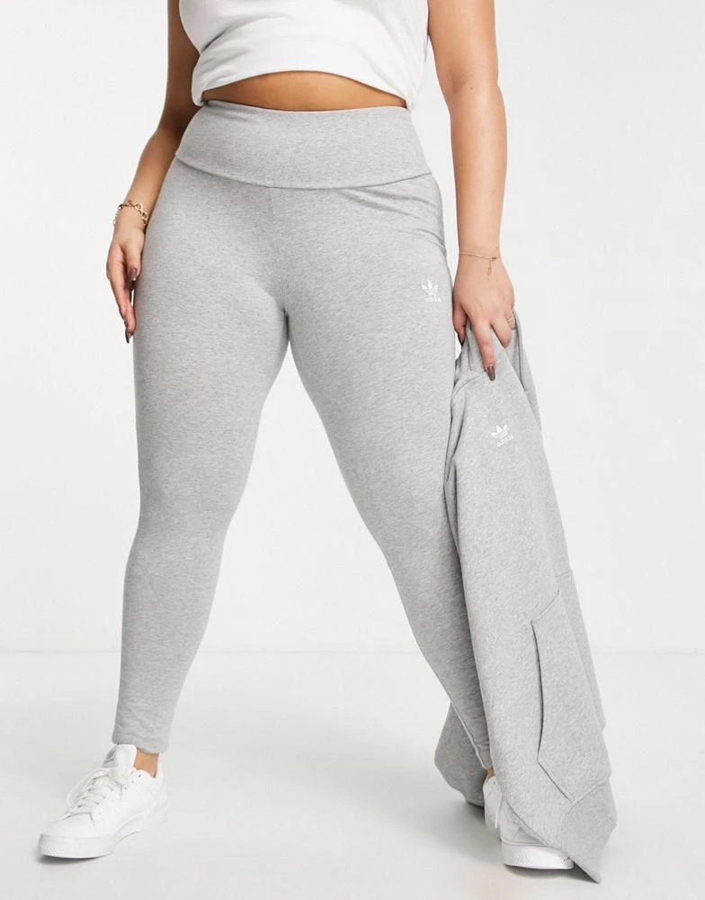 商品Adidas|adidas Originals Plus essentials leggings in grey,价格¥109,第4张图片详细描述