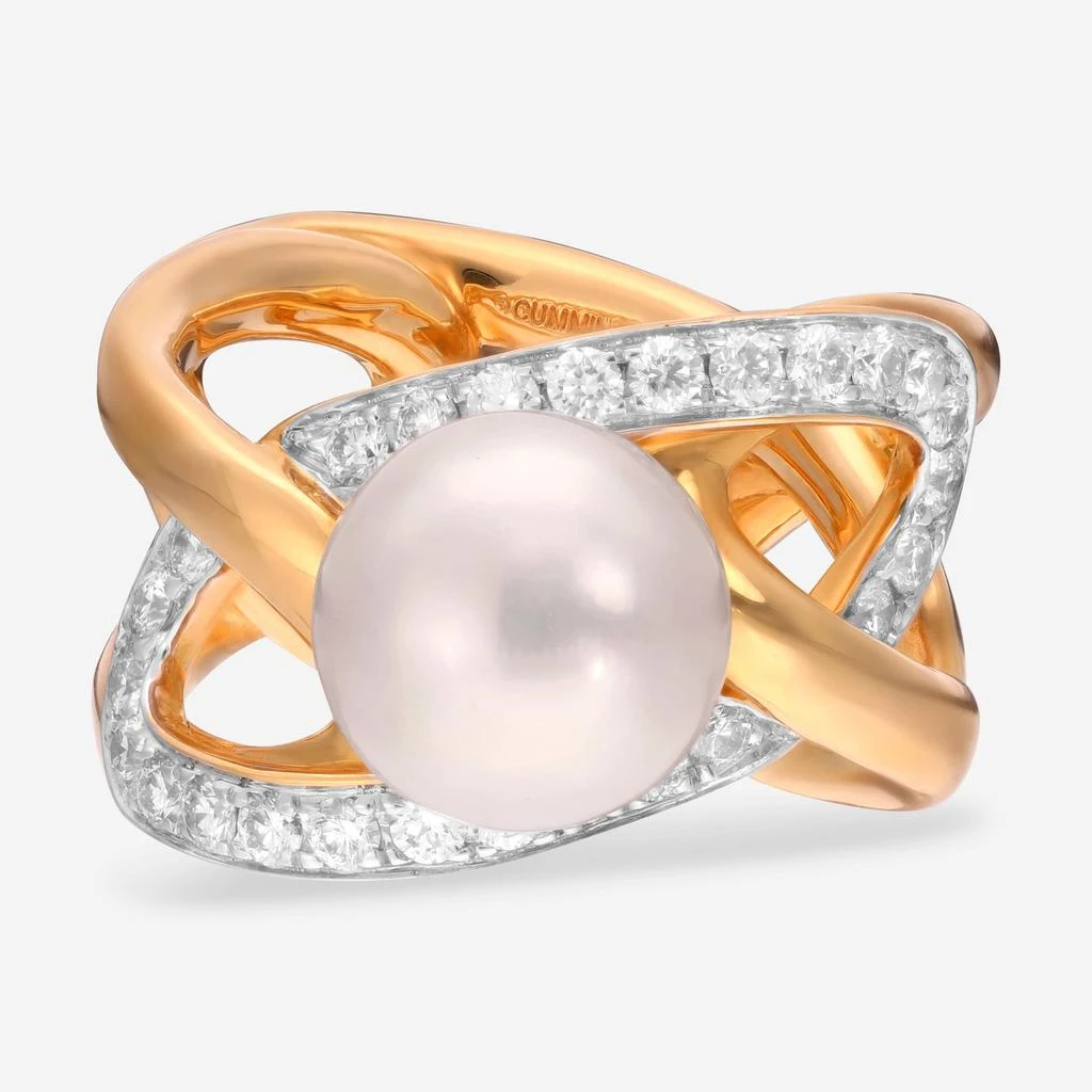 商品Assael|Assael Angela Cummings 18K Yellow Gold, South Sea Pearl and Diamond 0.84ct. tw. Statement Ring Sz. 7 ACR0049,价格¥28069,第1张图片