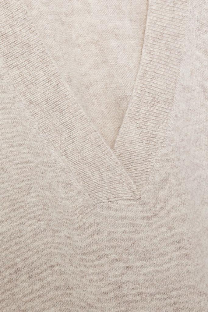 商品N.PEAL|Cropped mélange cashmere sweater,价格¥1518,第6张图片详细描述
