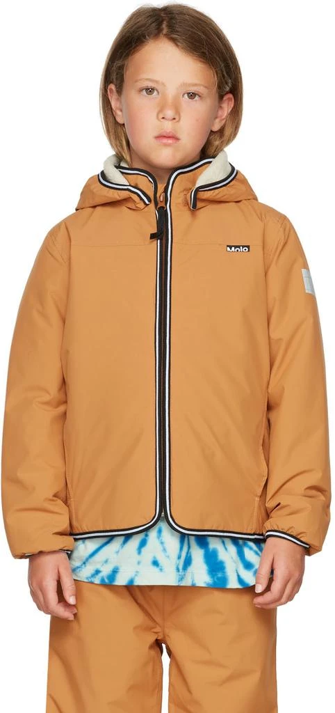 商品MOLO|Kids Brown Winner Jacket,价格¥375,第1张图片