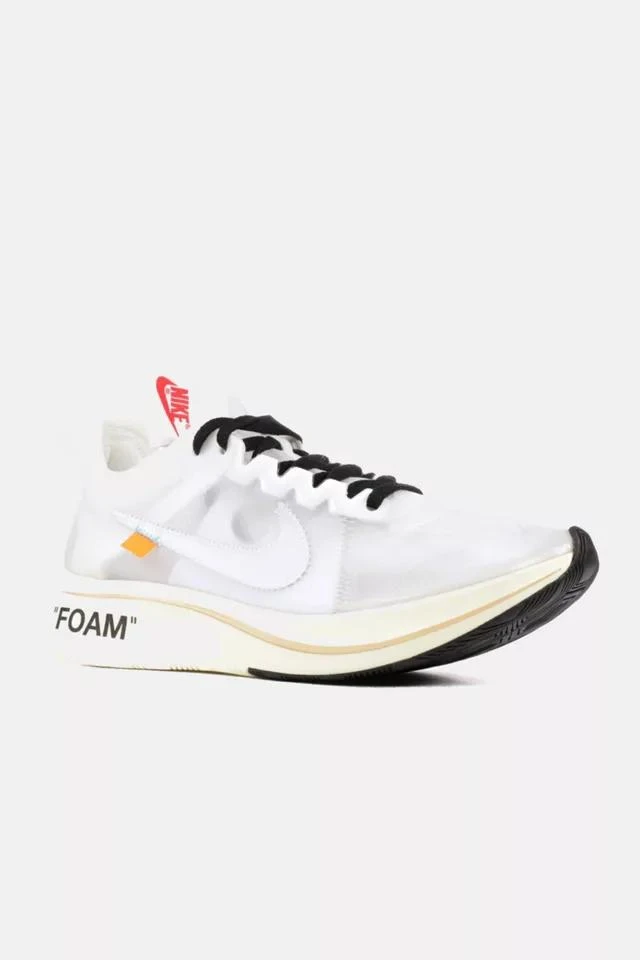 商品NIKE|Nike The 10: Zoom Fly 'Off-White' Sneakers - AJ4588-100,价格¥7555,第2张图片详细描述