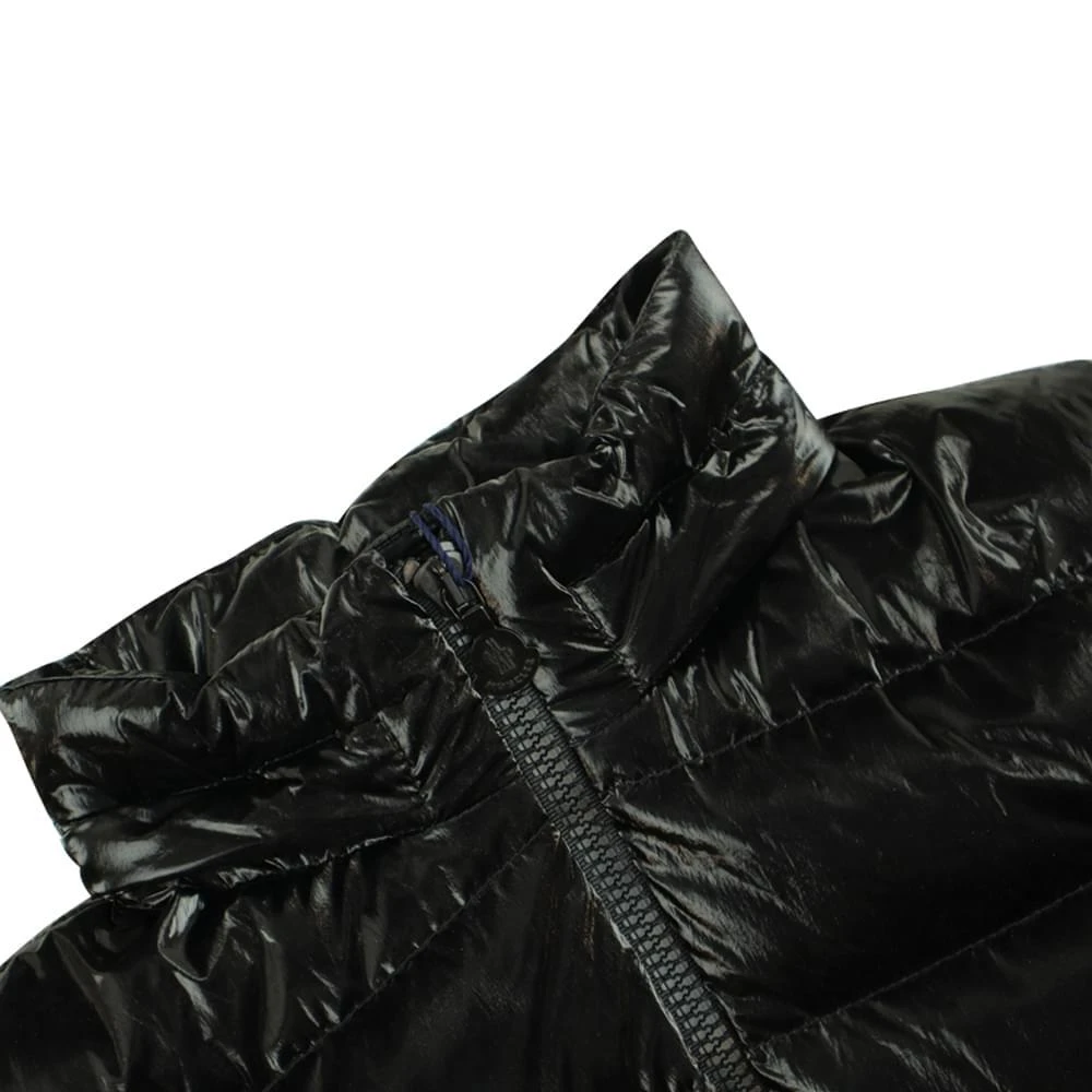 商品Moncler|Black Shiny Bady Hooded Down Jacket,价格¥6036,第3张图片详细描述