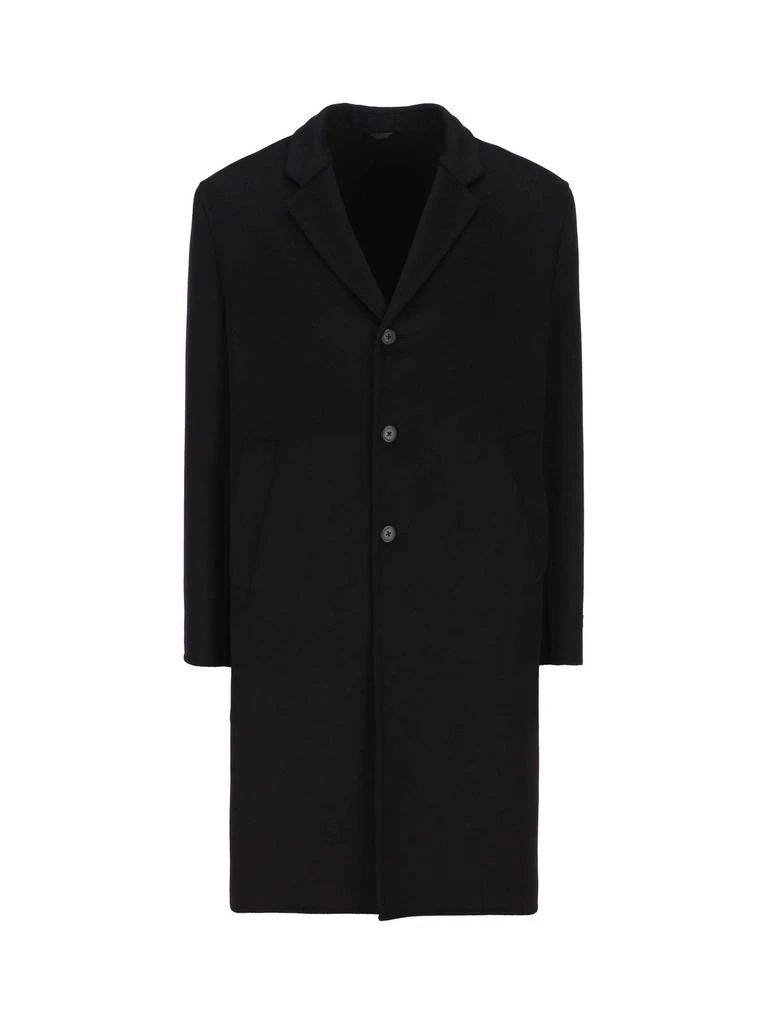 商品Prada|Prada Single Breasted Long Sleeved Coat,价格¥32945,第1张图片