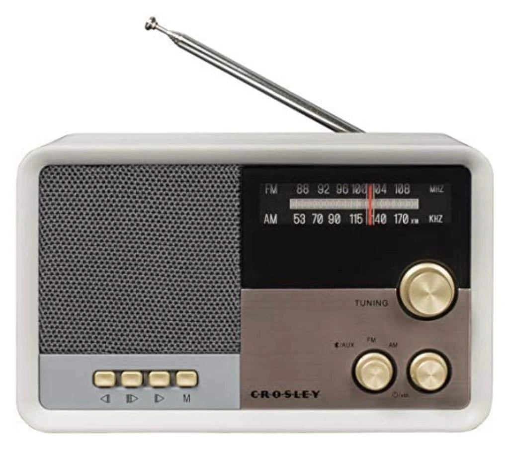 商品Crosley|Tribute Vintage Am/fm Bluetooth Radio,价格¥648,第1张图片