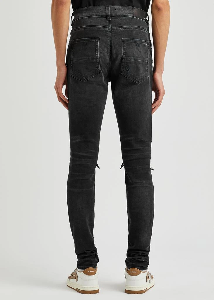 商品AMIRI|MX1 black bandana distressed skinny jeans,价格¥4834,第3张图片详细描述