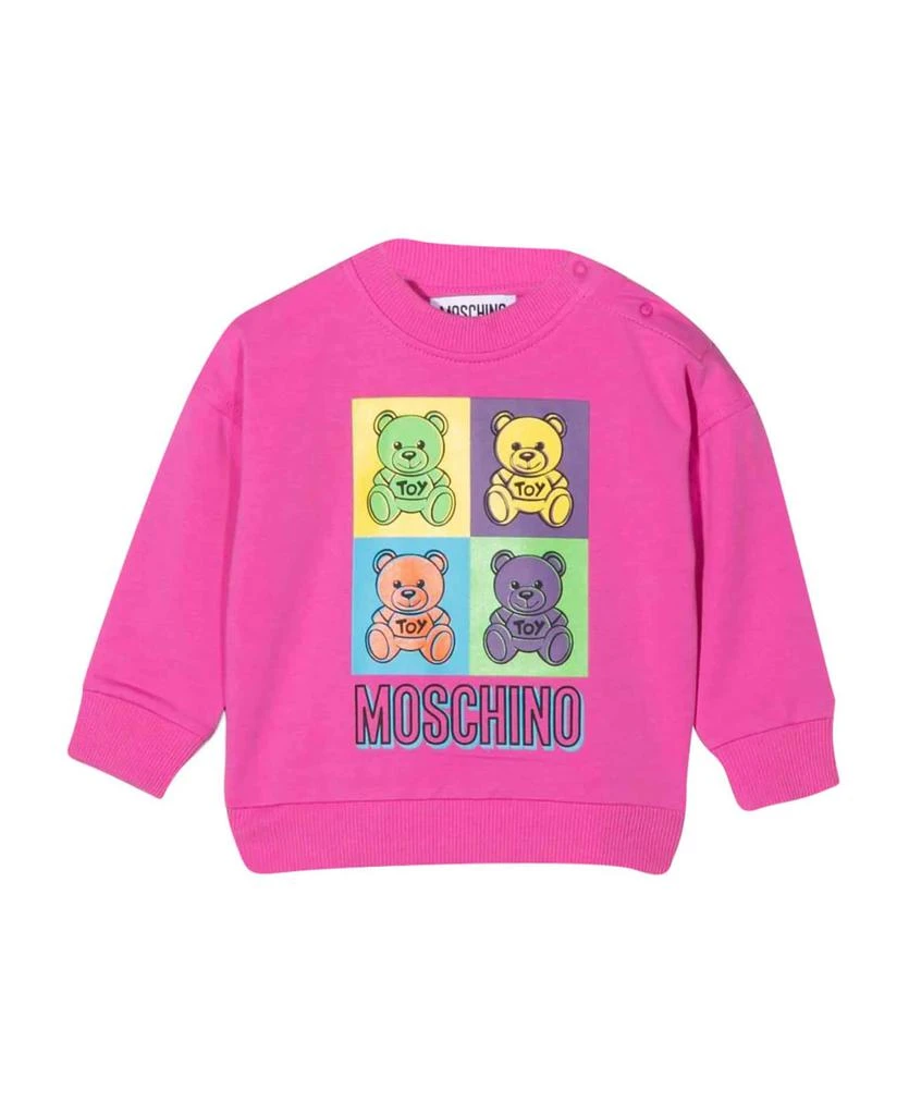 商品Moschino|Baby Girl Sweatshirt Teddy Bear With Print,价格¥1015,第1张图片