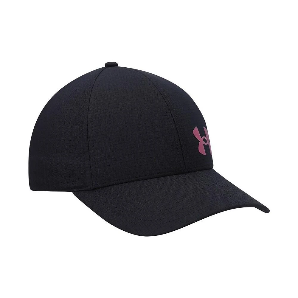 商品Under Armour|Men's Black Flawless Logo Performance Flex Hat-DNU,价格¥223,第3张图片详细描述