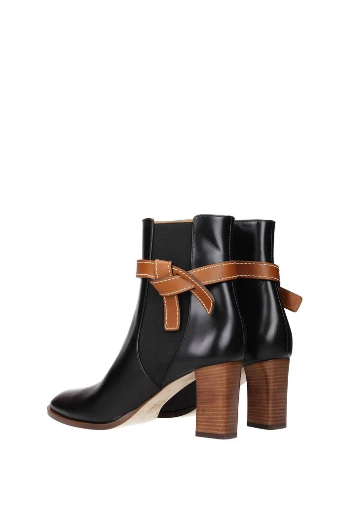 商品Loewe|Ankle boots Leather Black Brown,价格¥3520,第4张图片详细描述