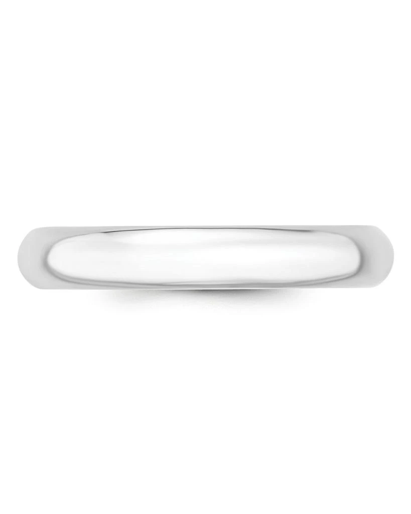 Men's 4mm Comfort Fit Band Ring in 14K White Gold 商品