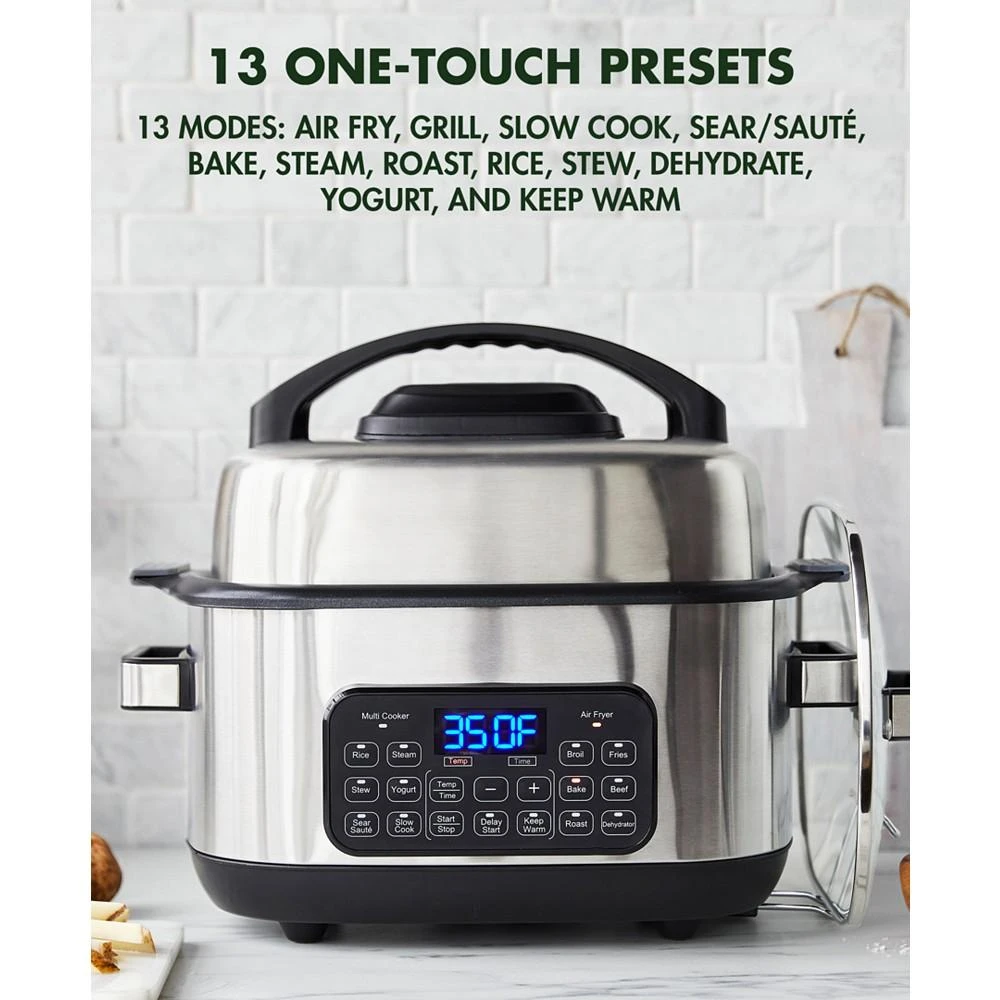 商品Greenpan|Bistro 13-in-1 Multi-Cooker Air Fryer Grill,价格¥1495,第2张图片详细描述