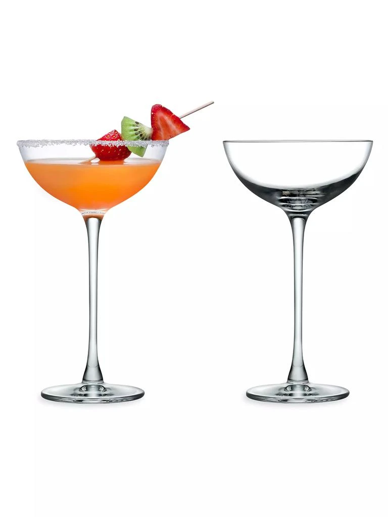 商品Nude Glass|Hepburn Set Of 2 Coupe Glasses,价格¥450,第2张图片详细描述