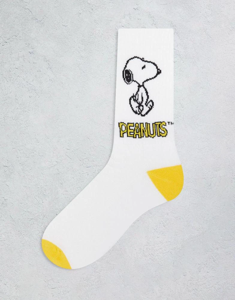 商品ASOS|ASOS DESIGN sports socks with Peanuts character,价格¥60,第1张图片