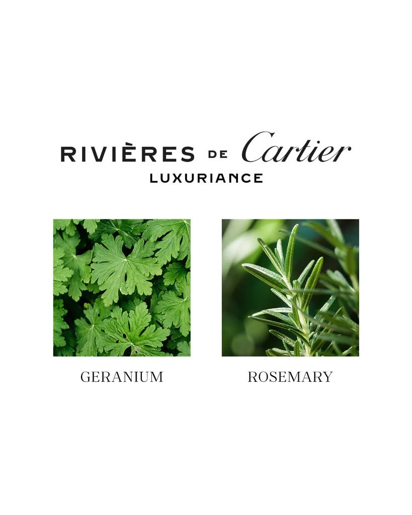 商品Cartier|Rivieres Luxuriance Eau de Toilette, 3.3 oz.,价格¥904,第2张图片详细描述