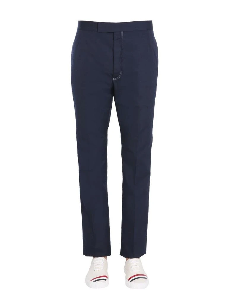 商品Thom Browne|Thom browne men's blue polyester pants,价格¥6231,第1张图片