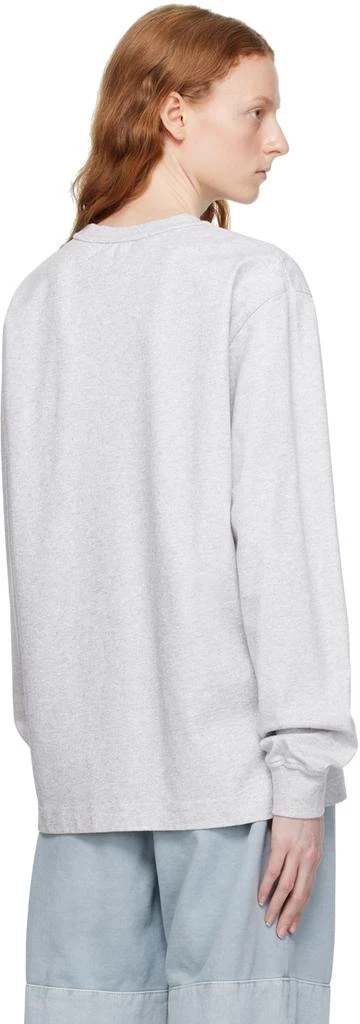 商品Alexander Wang|Gray Glitter Long Sleeve T-Shirt,价格¥2104,第3张图片详细描述