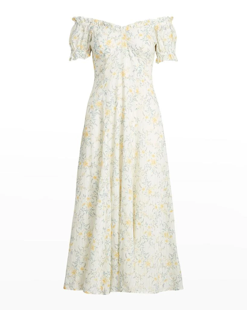 商品Ralph Lauren|Floral-Print Off-Shoulder Dress,价格¥1650,第2张图片详细描述