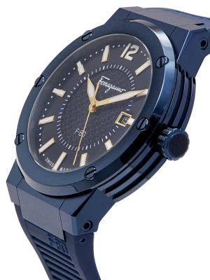 商品Salvatore Ferragamo|44MM Stainless Steel & Silicone Strap Watch,价格¥3947,第3张图片详细描述
