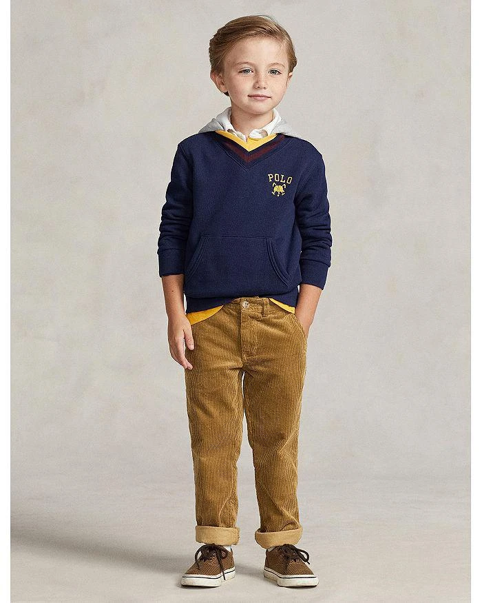 商品Ralph Lauren|Boys' Straight Fit Cotton Corduroy Pants - Little Kid, Big Kid,价格¥136,第3张图片详细描述