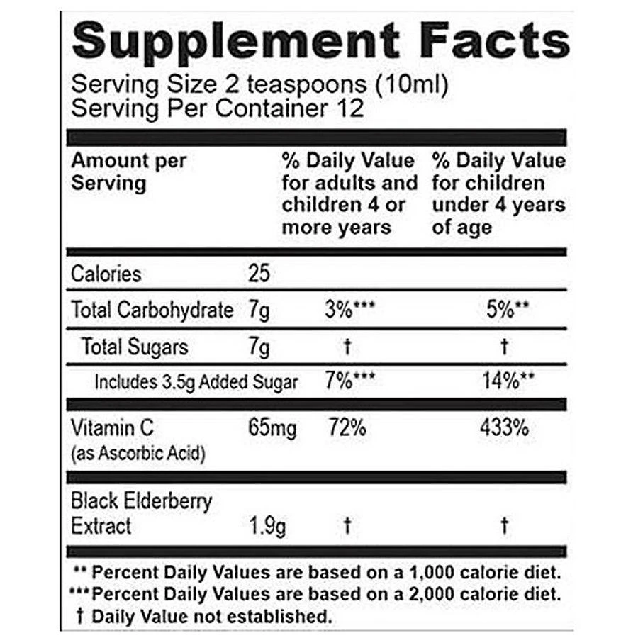 商品Sambucol|Black Elderberry Kids Immune Support Syrup Berry,价格¥75,第5张图片详细描述