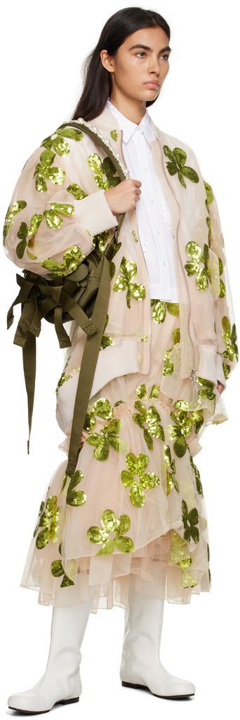 商品Simone Rocha|灰白色亮片半身裙,价格¥9340,第6张图片详细描述