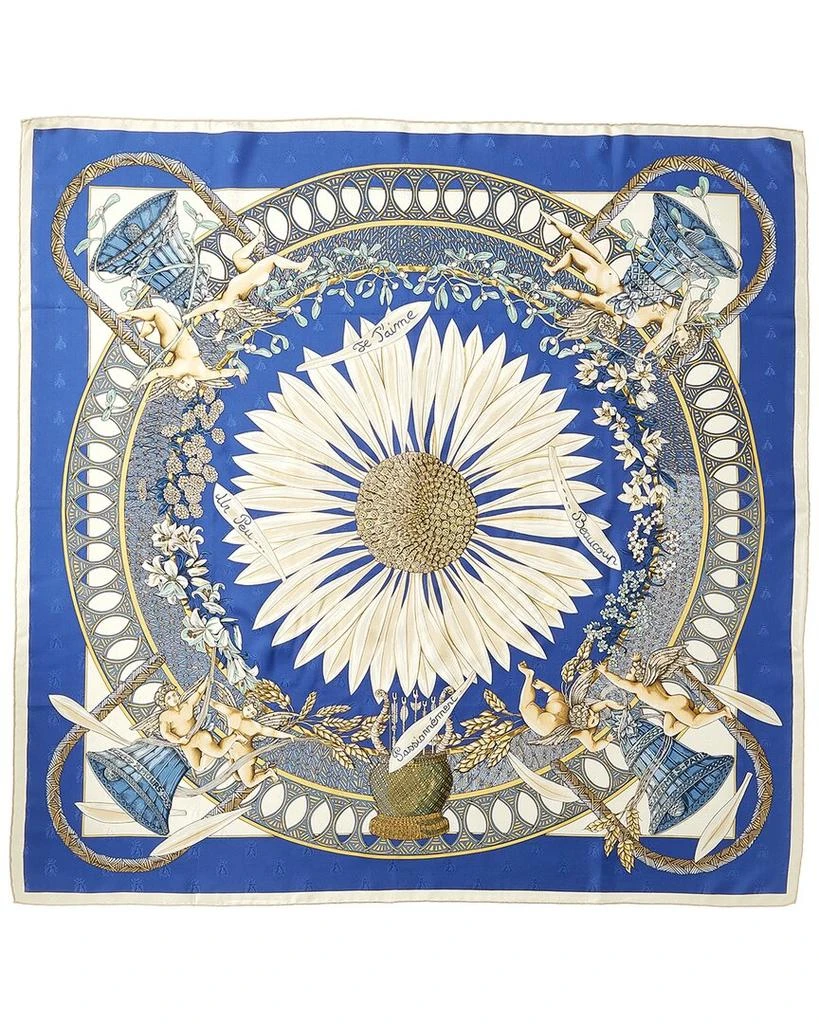 商品[二手商品] Hermes|Hermes "Amours," by Annie Faivre Silk Scarf (Authentic Pre-Owned),价格¥2767,第1张图片