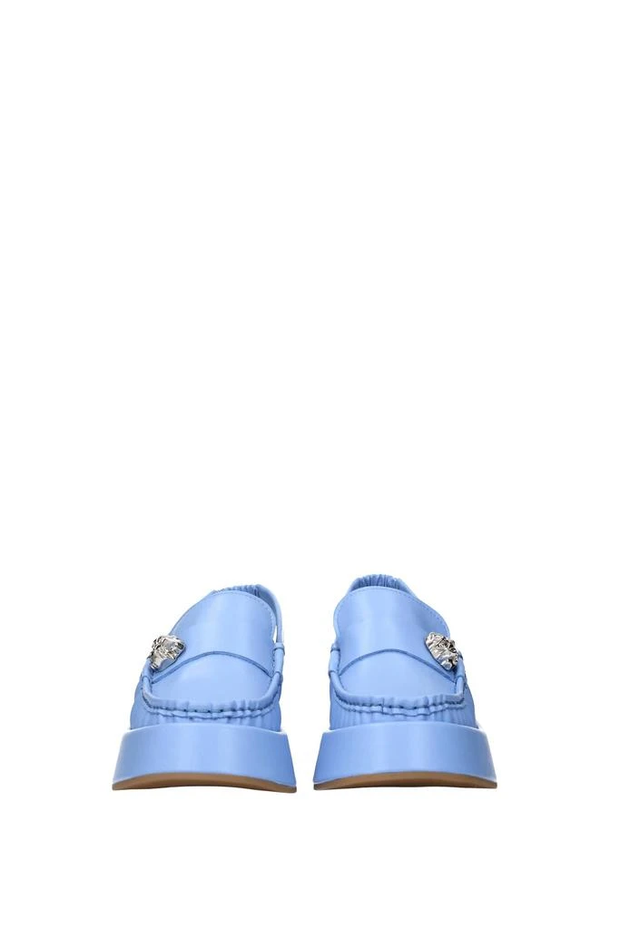 商品Ganni|Sandals Leather Blue Sea,价格¥1109,第3张图片详细描述