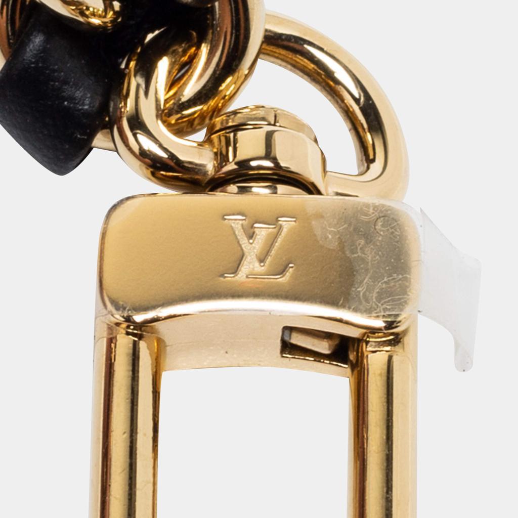 商品[二手商品] Louis Vuitton|Louis Vuitton Black Braided Leather Chain Shoulder Bag Strap,价格¥5343,第6张图片详细描述