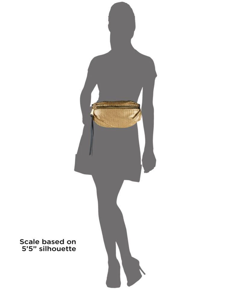 商品Aimee Kestenberg|Metallic Embossed Snakeskin Fanny Pack,价格¥479,第3张图片详细描述