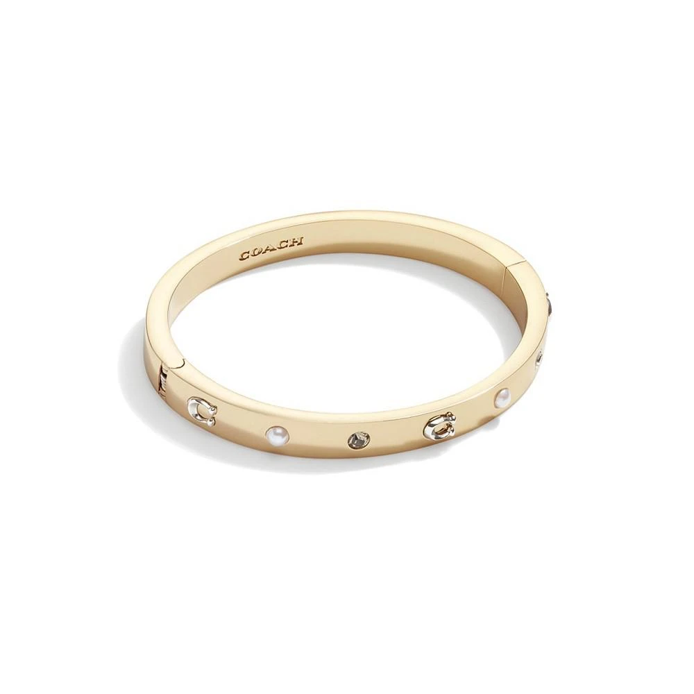 商品Coach|Signature Stone Bangle Bracelet,价格¥499,第1张图片