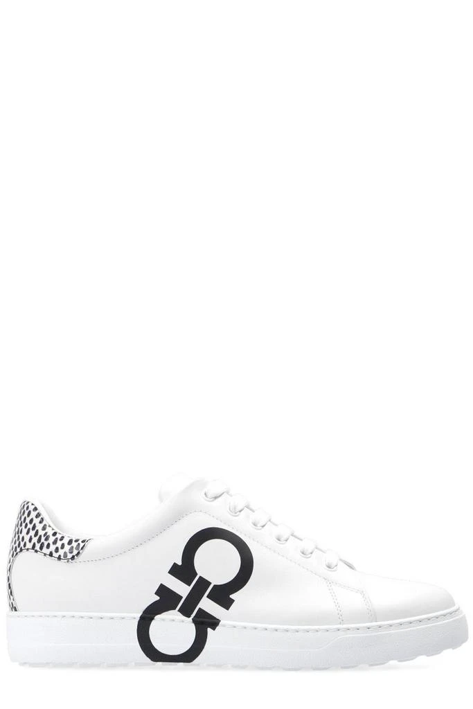 商品Salvatore Ferragamo|Salvatore Ferragamo Gancini Logo Printed Sneakers,价格¥2569,第1张图片