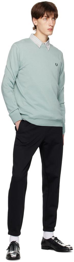 商品Fred Perry|Blue Classic Crewneck Sweater,价格¥541,第6张图片详细描述
