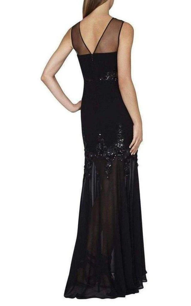 商品BCBG|Juliane Mesh Yoke Gown,价格¥2772,第4张图片详细描述