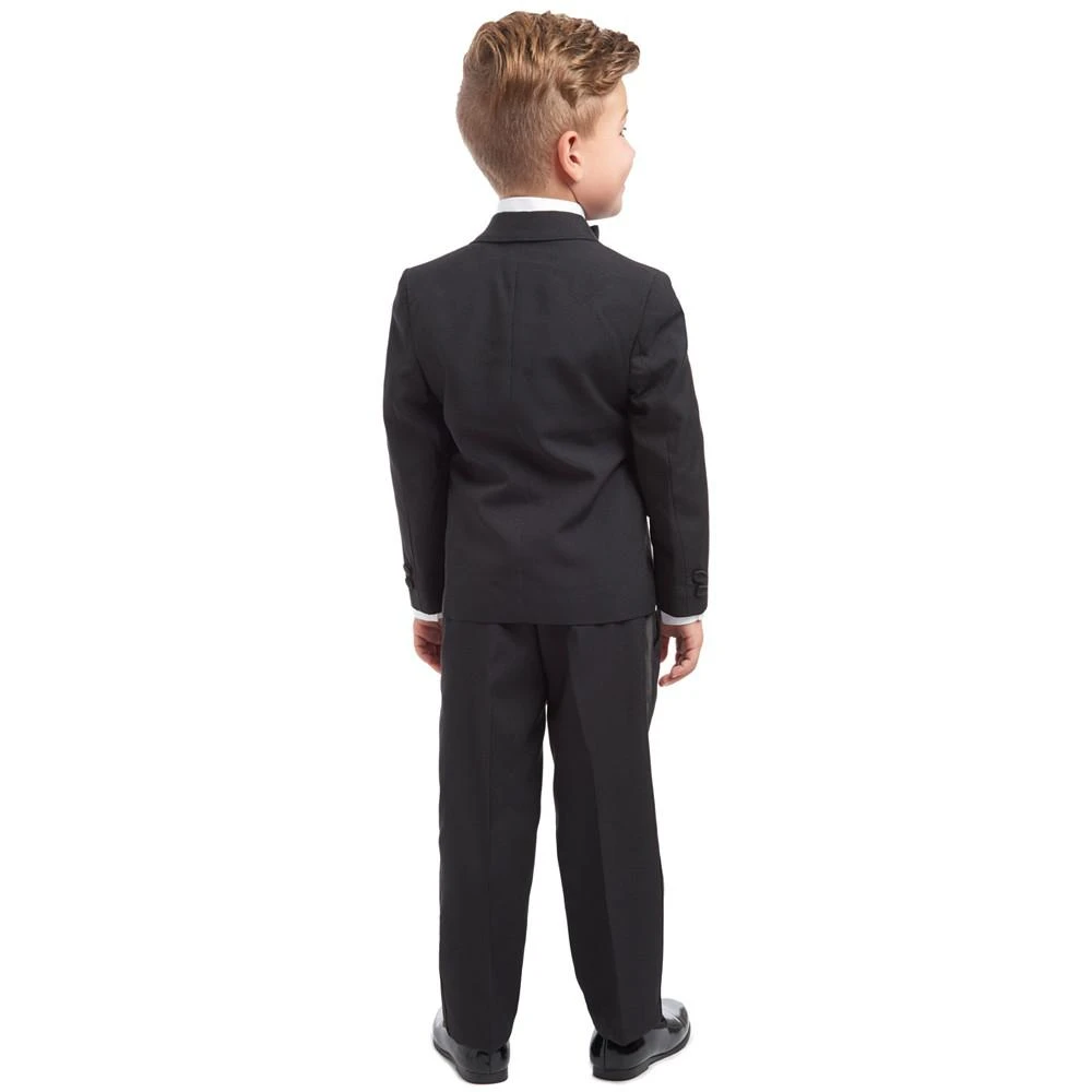 商品Nautica|4-Piece Tuxedo Suit, Shirt & Bowtie, Little Boys,价格¥422,第3张图片详细描述