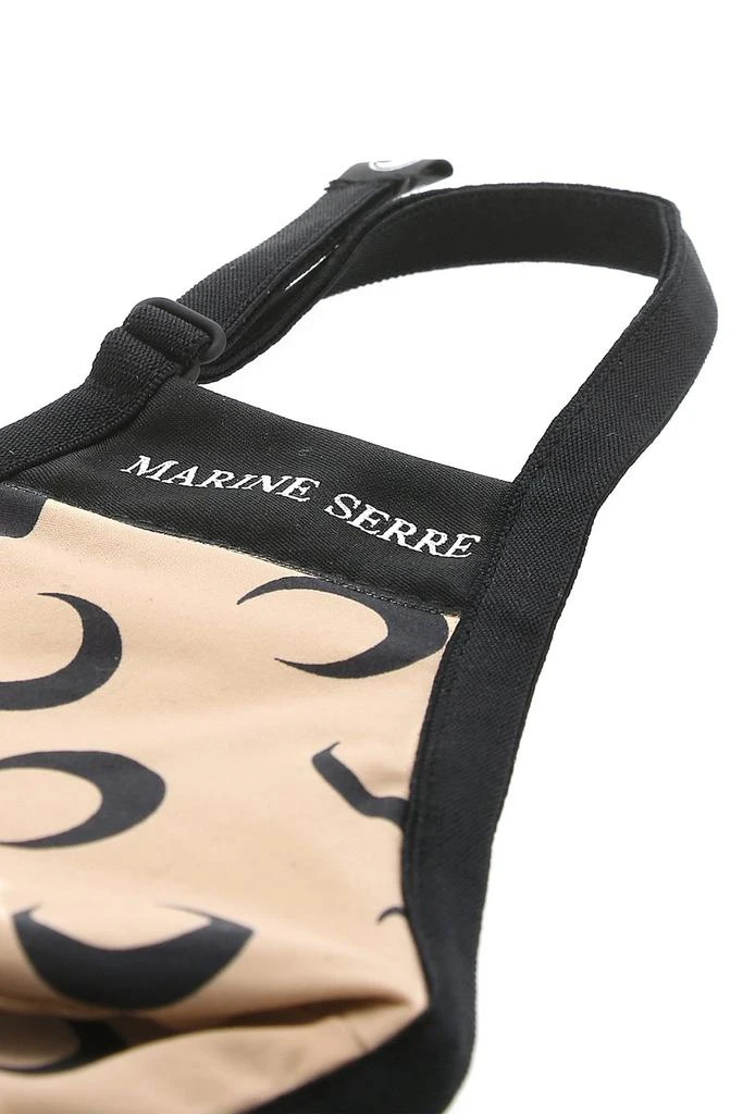 商品MARINE SERRE|Marine Serre Crescent Moon Print Face Mask,价格¥537,第2张图片详细描述