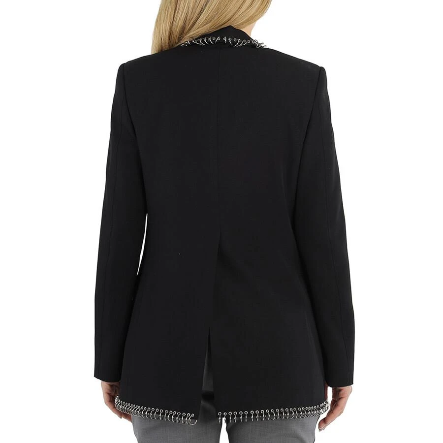 商品Burberry|Black Sidon Ring-pierced Boxy Blazer,价格¥2965,第3张图片详细描述