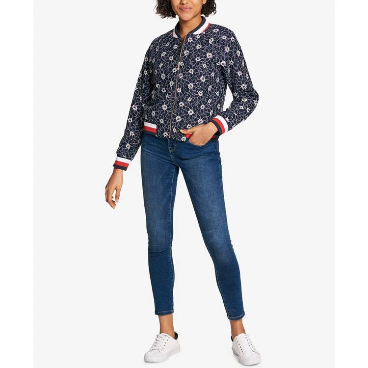 商品Tommy Hilfiger|Lace Bomber Jacket, Created for Macy's,价格¥290,第4张图片详细描述