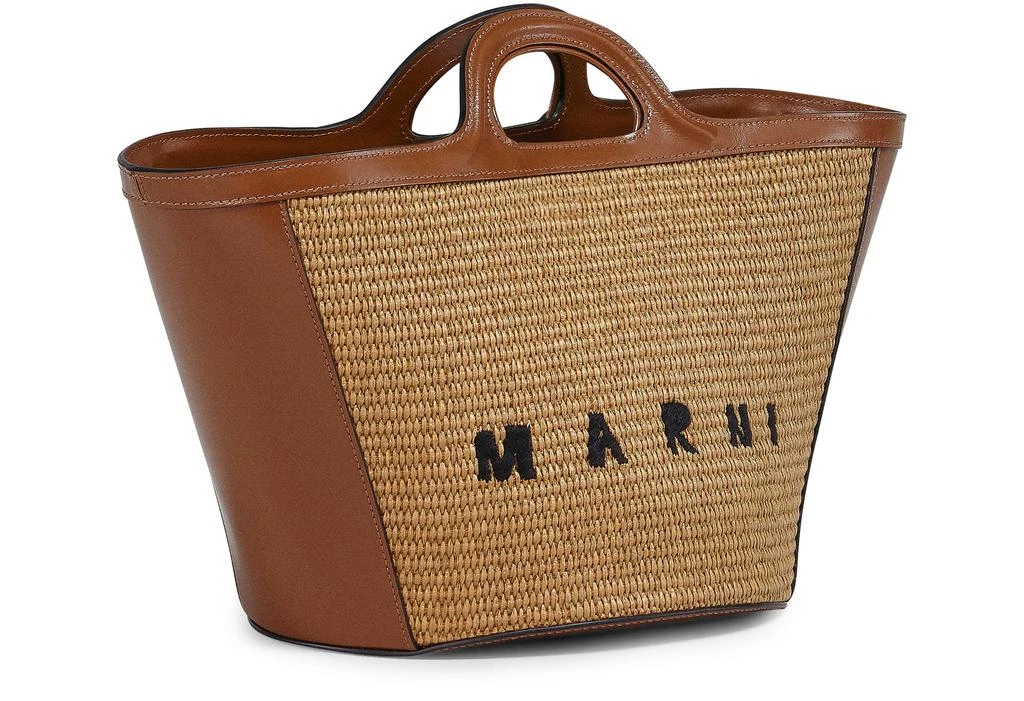 商品Marni|Tropicalia 酒椰皮革小号手袋,价格¥7736,第2张图片详细描述