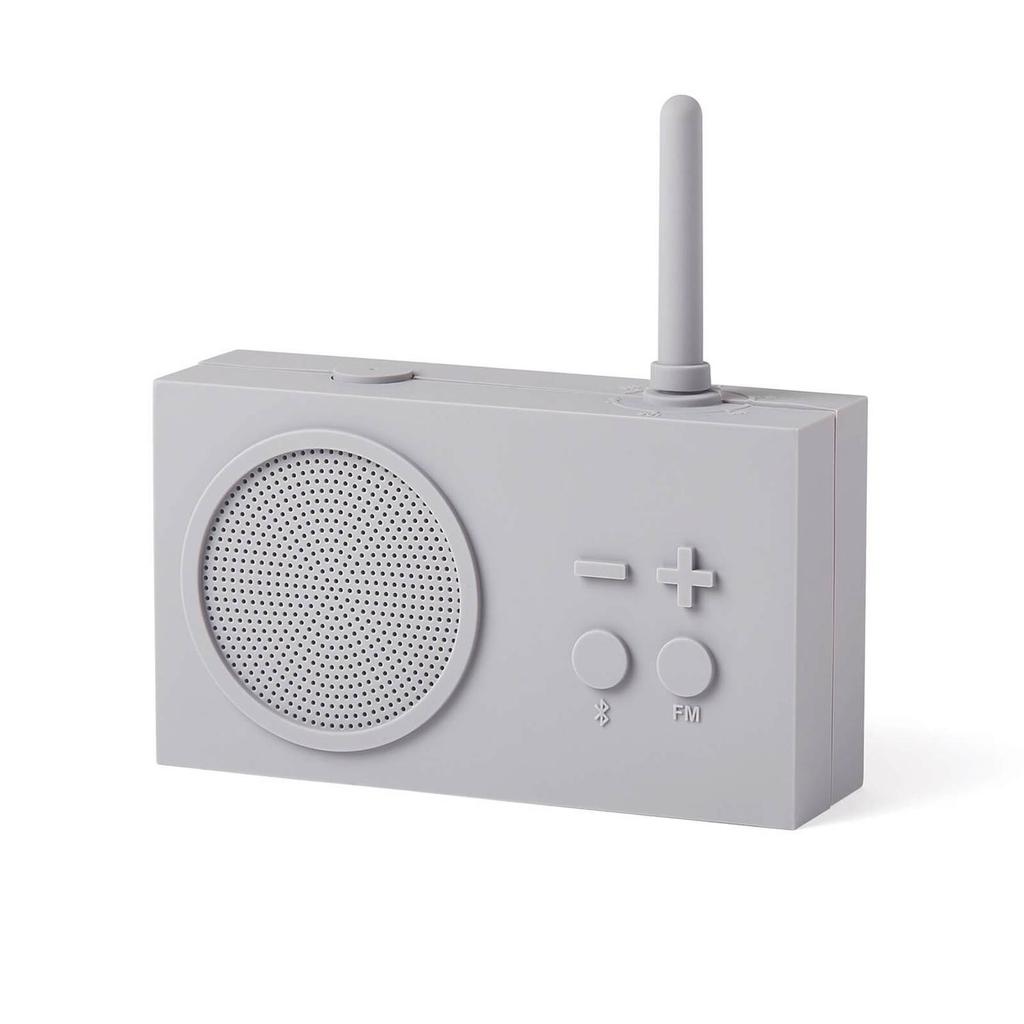 Lexon TYKHO 3 FM Radio and Bluetooth Speaker - Ultimate Grey商品第2张图片规格展示
