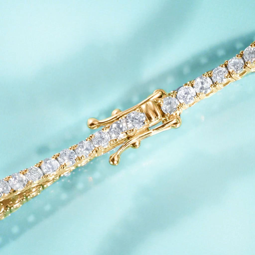 商品Ross-Simons|Diamond Tennis Bracelet in 14kt Yellow Gold,价格¥30751,第5张图片详细描述