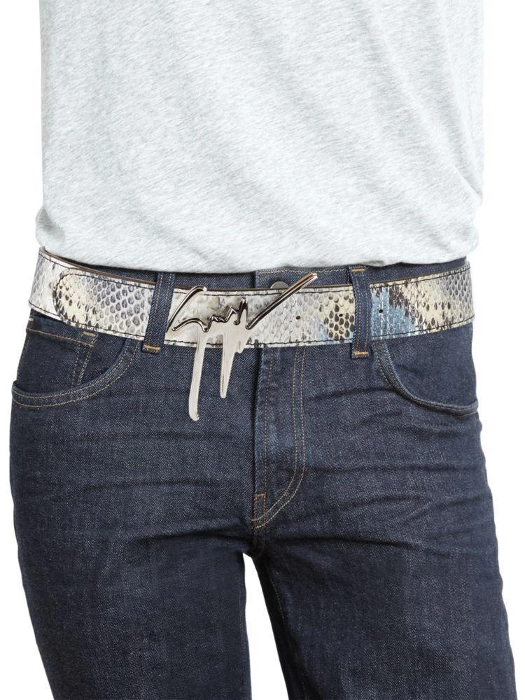 商品Giuseppe Zanotti|Logo Leather Belt,价格¥1284,第3张图片详细描述